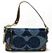 AUTHENTIC COACH COTTON DENIM SIGNATURE SMALL CARLY Style Number 10793