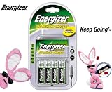 Electronics : Energizer 90 Minute Charger for AA & AAA Batteries - Includes free In Car Charger and 4 x AA Batteries.