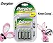 Electronics : Energizer 90 Minute Charger for AA & AAA Batteries - Includes free In Car Charger and 4 x AA Batteries.