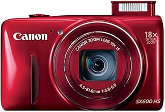 Canon PowerShot SX600 HS 16MP Digital Camera - Wi-Fi Enabled (Red)