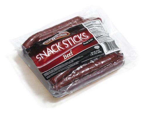 Old Wisconsin Twisted End Beef Sticks, 24-Ounce Bags (Pack of 2) by Old Wisconsin