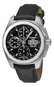 Tissot Men's T0084141605100 PRC 100 Black Chronograph Dial Watch