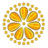 Cabochon Hotfix Transfer of Unique (Cabochon Flower), 1 Pieces