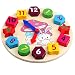 Shape of wooden clock building blocks toys for children Education toys Digital Geometry Clock kid toys RS.499.00