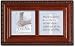 Cottage Garden Petite Inspirational Music Box - First Holy Communion Plays Ave Maria With Woodgrain 
