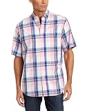 U.S. Polo Assn. Mens Short Sleeve Woven Plaid Shirt