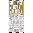 Streetwise Midtown Manhattan Map - Laminated City Street Map of Midtown Manhattan, NY -... by Michael Brown