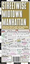 Streetwise Midtown Manhattan Laminated City Street Map