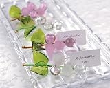 Allure Glass Grapes Placecard Holders Set of 4 - Pink (Set of 48) - Wedding Favors