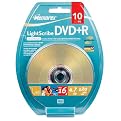 Memorex LightScribe DVD+R 10 pk.