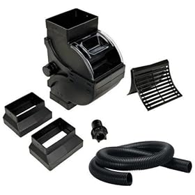 Fiskars 5962 Rain Barrel DiverterPro Kit, Black