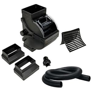 Fiskars 5962 Rain Barrel DiverterPro Kit, Black