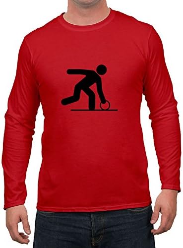 Large Red Styling Puzzle Bowling_figur_f1 Long Sleeves By Sarahdiaz - Men