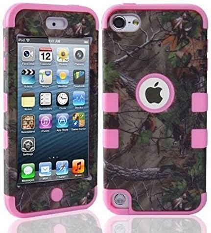 Keacase iPad Touch 5 Cases Hybrid Hard Back Case Cover for iPad Touch 5 Pink