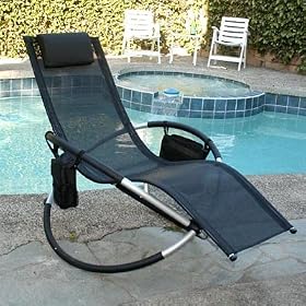 Red Star Traders Aluminum Orbital Lounger Outdoor Relaxation Chair by Red Star