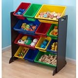 KidKraft Sort It And Store It Bin Unit - Espresso