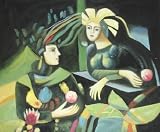 20X24 inch Pablo Picasso Art Oil Painting Repro Two Girls