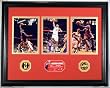Lebron James Trio Photomint w/ Gold Coins - Cleveland Cavaliers NBA Basketball - Collectible Coin