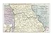 Natural Resources Map of Missouri Art Poster Print, 18x13