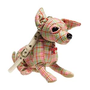 Fuzzy Nation Plaidberry Chihuahua Puppy Handbag- Fuzzy Coutour Edition by Fuzzy Nation