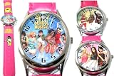 Disney High School Musical Fancy HOT Pink Band Wrist Watch ~ YOU CHOOSE DESIGN!