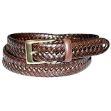 DockersMen's30mmGlazedTopBraidBelt,Tan,40