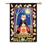 Mary Engelbreit Happy Halloween Decorative Flag by The Hamilton Collection