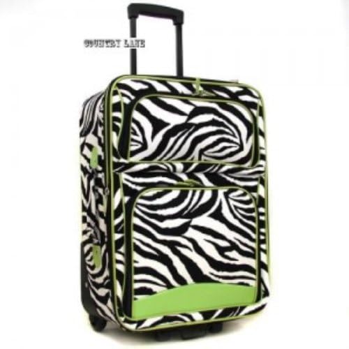 Ever Moda Designer Print 20-inch Expandable Carry On Rolling Luggage