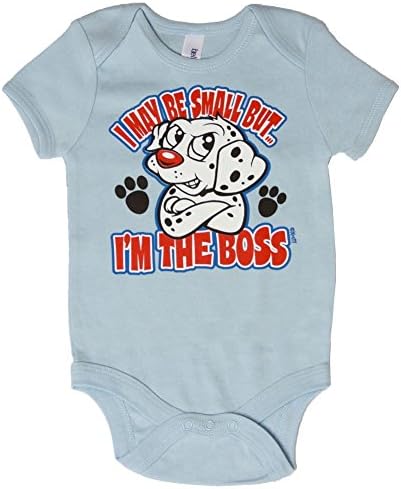 I May Be Small But I'm The Boss Dalmation Bodysuit
