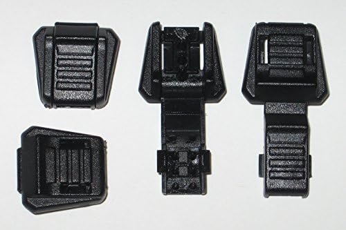 Zipper Pulls Black Plastic DIY (Ships From USA) 10, 25, 50, 100 Pcs (25 pieces)