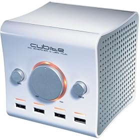 Boynq CUBITEWH Cubeite PC Speaker and USB Hub (White) by BOYNQ