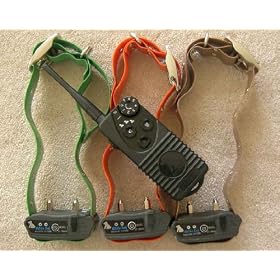 400 YARD WATERPROOF REMOTE 3 - DOG TRAINING 7 LEVEL SHOCK VIBRATION COLLAR (ET9868S-350S)