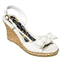 Women's Xhilaration® Tempie Wedge Sandals - White