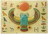 Scarab relief, color detailed