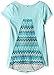 Beautees Girls' Big S/s Elpahnat Scrn Top W.Scrf