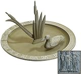 Loon Sundial Weathered Bronze