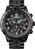 Timex Herren-Armbanduhr XL Chronographen Analog Edelstahl beschichtet T49825