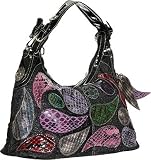 Large ''Graphic Shapes'' Hobo - Multi Color