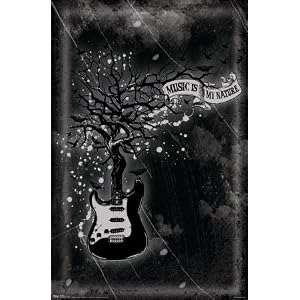 Music is my Nature Art Poster Print, 22x34