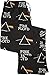 Pink Floyd Men's Sleep Pants Bottoms Dark Side of the Moon Print Cotton Black