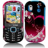 Premium - Samsung U460/Intensity II Purple Love Cover - Faceplate - Case - Snap On - Perfect Fit Guaranteed