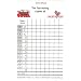 Mexican Train and Chickenfoot Score Pads