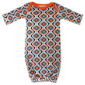 Soy Organic Kaleidoscope Pattern Baby Sack Gown From Baby Star 0-3M
