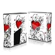 My Heart Design Protector Skin Decal Sticker for Xbox 360 S Game Console Full Body