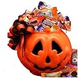 Trick or Treat Halloween Pumpkin of Candy Gift Basket