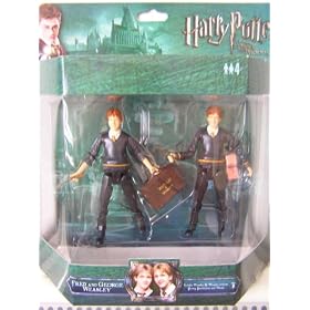 Harry Potter -  Deluxe Action Figures - The Weasley Twins (Fred and George) 2 Pack - Order of the Pheonix
