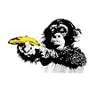 Monkey Banana Maxi Poster Banksy Style 61x91.5cm