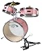 Percussion Plus 3-Piece Children's Mini Drum Set - Pink