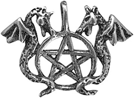 Dragon's Pentagram Practical Magik Charm Pendant Amulet Talisman