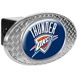 NBA Oklahoma City Thunder Metal Diamond Plate Trailer Hitch Cover